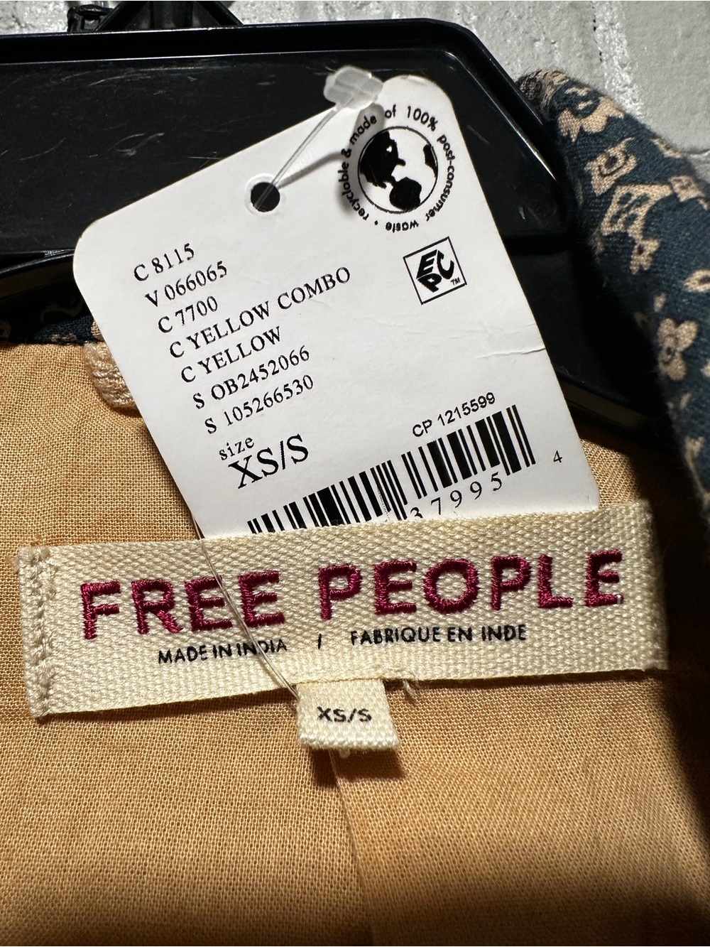NWT Free People Henlow Embroidered Duster Size XS/S - Picture 6 of 7